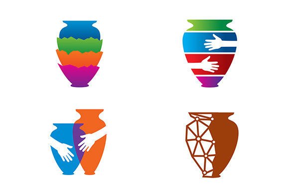 4 Pottery Logo Symbol or Icon: A Strategic Design Element for Branding and Creativity