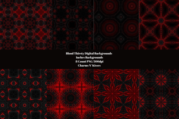 Blood Thirsty Digital Backgrounds: A Versatile Asset for Creative Projects