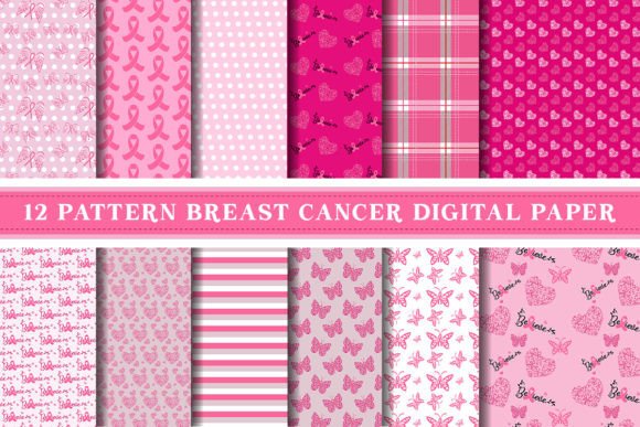 Breast Cancer Awareness Digital Papers and Christmas Gingerbread Seamless Patterns: A Creative Guide for Designers and Crafters