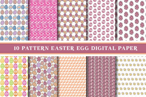 Easter Egg Digital Paper Pattern: A Versatile Asset for Creative Projects