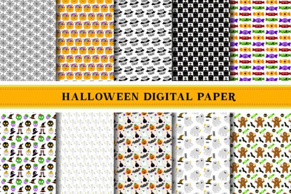 Halloween Digital Papers Pattern: A Versatile Tool for Creative Projects