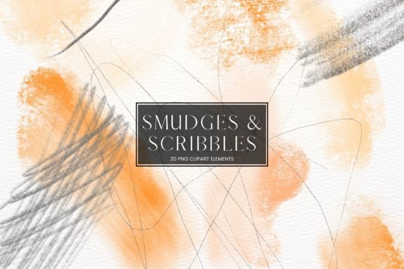 Orange Smudge and Scribble Clipart: A Strategic Tool for Creative and Professional Projects