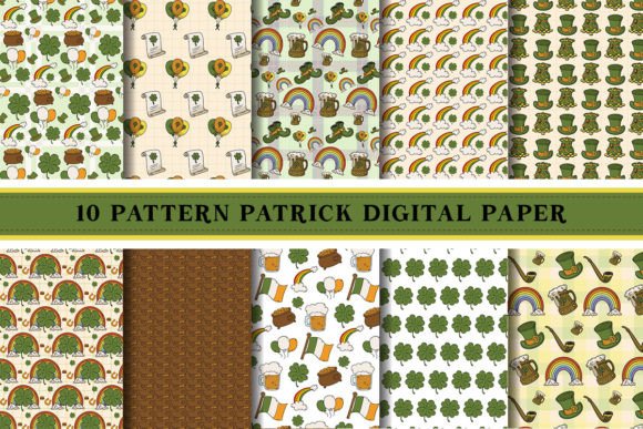 Patrick Pattern Set Digital Papers: A Versatile Tool for Creative Projects