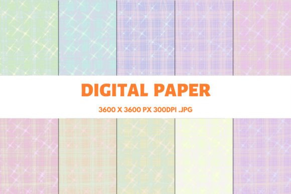 Plaid Blink Pastel Digital Papers: A Versatile Design Resource for Creative Projects