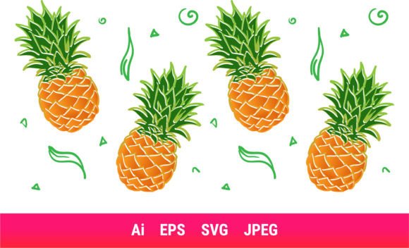Seamless Pattern Pineapple: A Versatile Design Asset for Creative Professionals